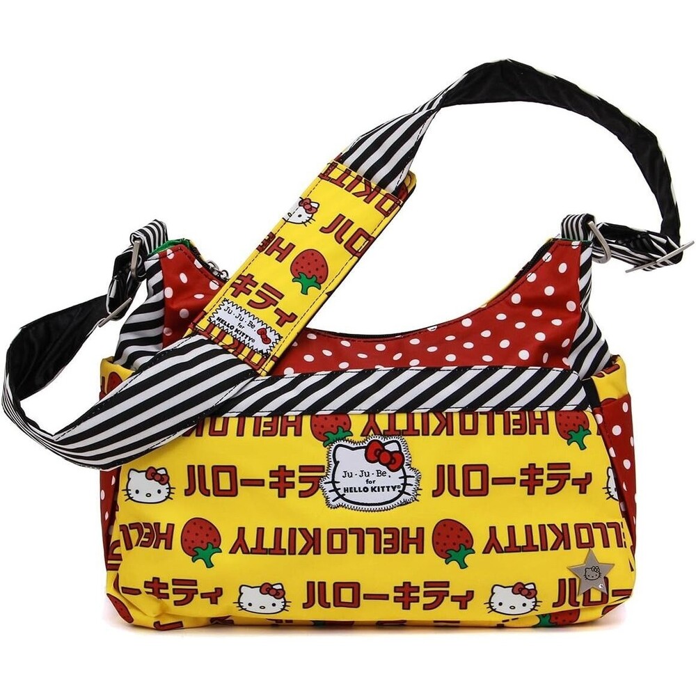 Ju-Ju-Be Hello Kitty Hobobe Bag Strawberry Stripes print